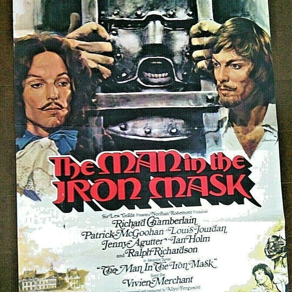 The Man in the Iron Mask Movie Poster Original Film Richard Chamberlain 1977 TV - Picture 6 of 16